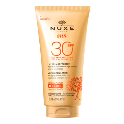 NUXE SUN Lait Solaire Fondant Haute Protection SPF30 visage et corps