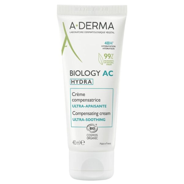 ADERMA BIOLOGY AC HYDRA Crème Compensatrice Ultra-Apaisante 40 Ml
