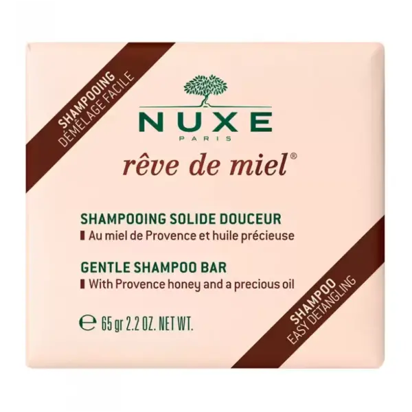 NUXE Rêve de miel Shampooing Solide Douceur 65 gr