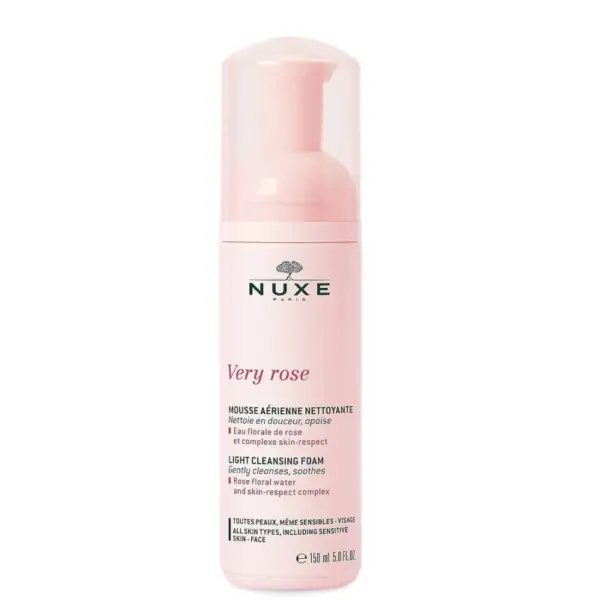 NUXE Very rose Mousse Aérienne Nettoyante 150ML