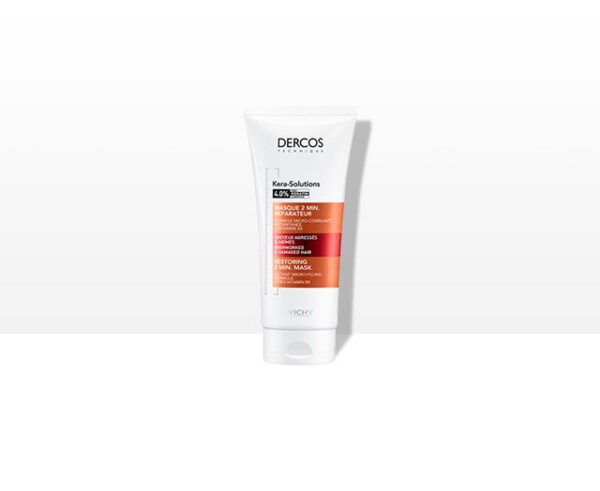 Vichy Dercos Après-Shampoing Kera-Solutions Masque 2min. Réparateur Cheveux Secs et Abîmés | 200ml