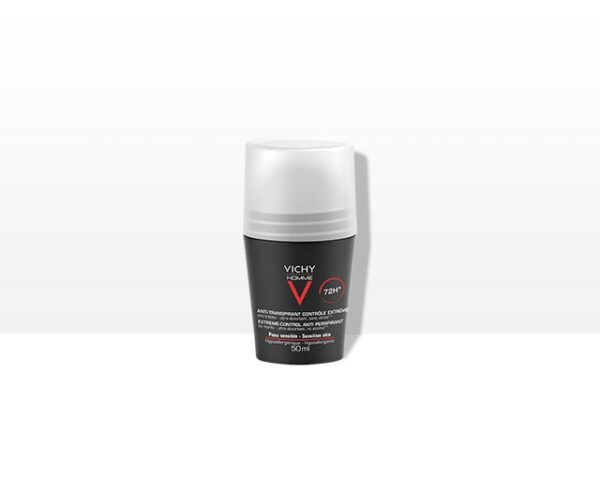 VICHY HOMME DEODORANT ANTI TRANSPIRANT 72 H ROLL ON 50 ML