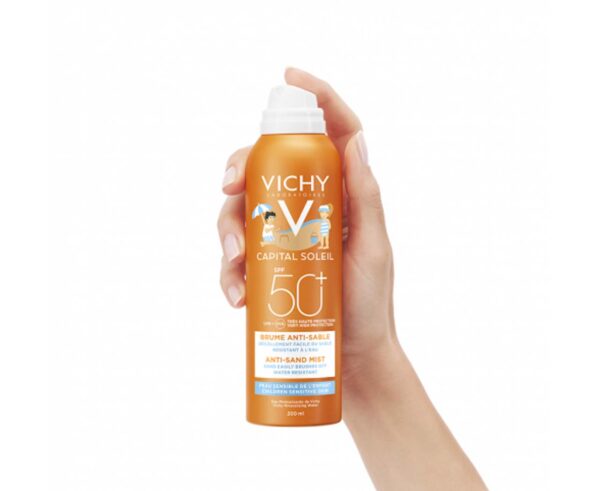 VICHY CAPITAL SOLEIL BRUME SOLAIRE ANTI SABLE ENFANT SPF 50+ 200 ML