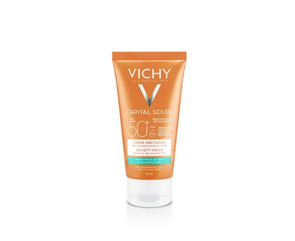 VICHY CAPITAL SOLEIL CREME ONCTUEUSE PEAU NORMALE A SECEHE SPF 50+ -50 ML