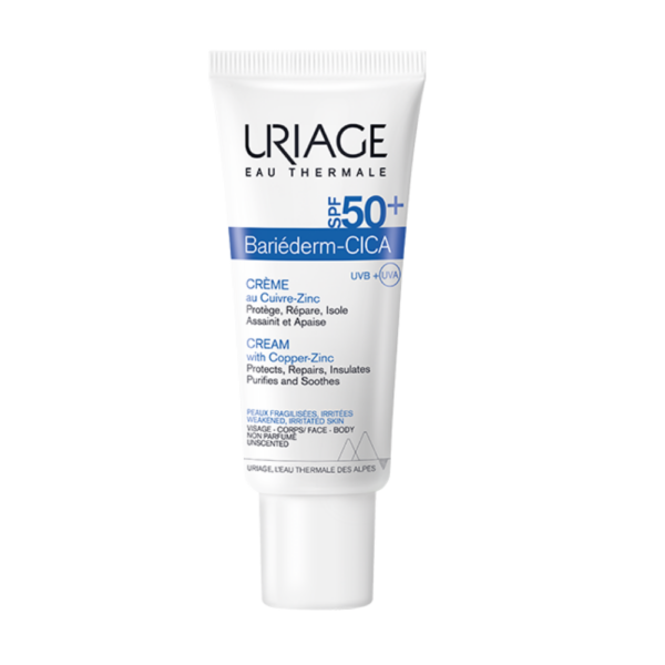 URIAGE BARIEDERM CICA CRÈME RÉPARATRICE SPF50+ 40ML