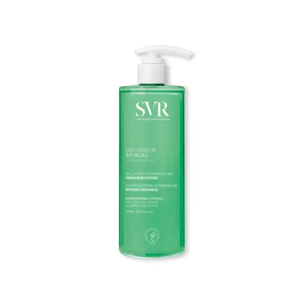 SPIRIAL Déo-Douche - Gel Douche Déodorant Anti-Transpirant pour un Soin Fraîcheur Longue Durée