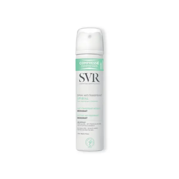 SPIRIAL Spray Anti-Transpirant - Protection 48h Contre la Transpiration Normale à Excessive