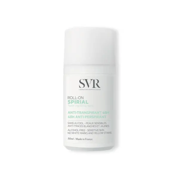 SPIRIAL Roll-On Anti-Transpirant Recharge - Protection Intense 48h pour Transpiration Normale à Excessive