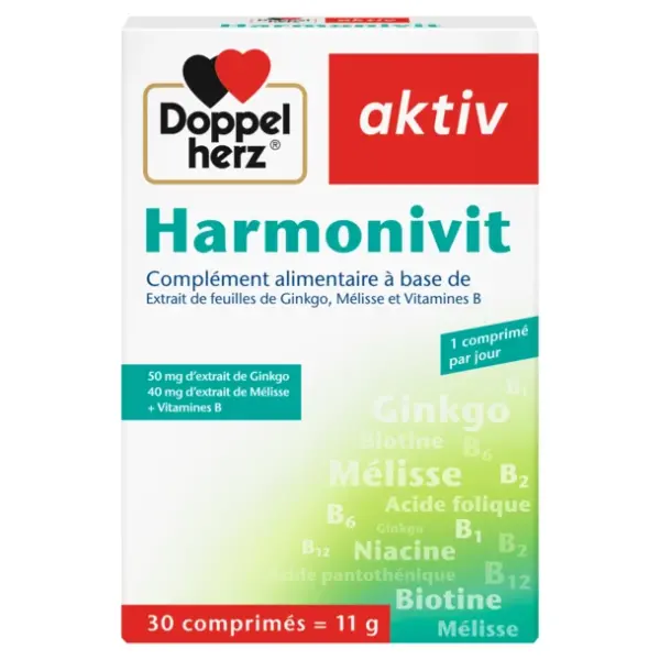 DOPPELHERZ ACTIV HARMONIVIT 30 COMPRIMER