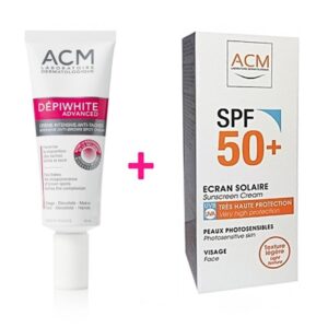 ACM DEPIWHITE ADVANCED CREME ANTI TACHES 40 ML+ACM CREME SOLAIRE SPF 50
