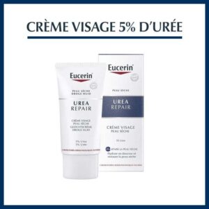 EUCERIN UREA REPAIR CREME VISAGE PEAU SECHE 50 ML