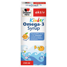 DOPPELHRZ AKTIV OMEGA_3 MULTI VITAMINE JUNIOR 250 ML GOUT ORANGE