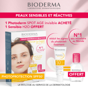 BIODERMA PACK PHOTODERM SPOTE AGE SPF 50 +SENSBIO H20 100 ML