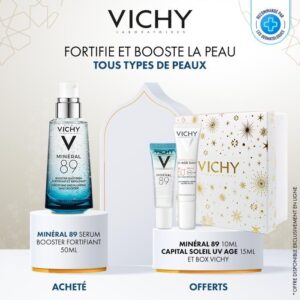 VICHY PACK MINERAL 89 MINERAL 89+CAPITAL SOLEIL UV AGE DAILY 15 ML+MINERAL 89 SERUM 10 ML