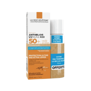 Photo de la Crème Solaire Anthelios UVMUNE 400 SPF50+ La Roche-Posay avec Eau Thermale 50 ml offerte