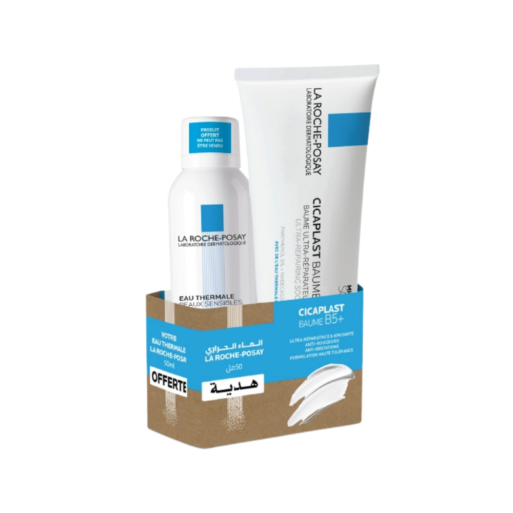 Photo du baume réparateur Cicaplast B5+ 100 ml avec Eau Thermale La Roche-Posay 100 ml offerte
