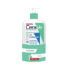 Photo du pack CeraVe Gel Moussant 473 ml avec Gel Crème Oil Control format voyage offert – routine peaux mixtes à grasses